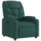 vidaXL Sillón reclinable de tela verde oscuro vidaXL Sillón reclinable de tela verde oscuro
