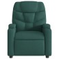 vidaXL Sillón reclinable de tela verde oscuro vidaXL Sillón reclinable de tela verde oscuro