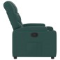 vidaXL Sillón reclinable de tela verde oscuro vidaXL Sillón reclinable de tela verde oscuro