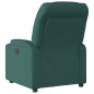vidaXL Sillón reclinable de tela verde oscuro vidaXL Sillón reclinable de tela verde oscuro