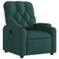 vidaXL Sillón reclinable de tela verde oscuro vidaXL Sillón reclinable de tela verde oscuro