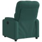 vidaXL Sillón reclinable de tela verde oscuro vidaXL Sillón reclinable de tela verde oscuro
