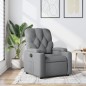 vidaXL Sillón reclinable de tela gris claro vidaXL Sillón reclinable de tela gris claro