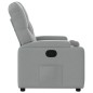 vidaXL Sillón reclinable de tela gris claro vidaXL Sillón reclinable de tela gris claro