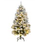 vidaXL Árbol de Navidad artificial con bisagras 150 LED y bolas 150 cm vidaXL Árbol de Navidad artificial con bisagras 150 LED y bolas 150 cm