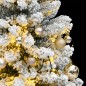 vidaXL Árbol de Navidad artificial con bisagras 150 LED y bolas 150 cm vidaXL Árbol de Navidad artificial con bisagras 150 LED y bolas 150 cm
