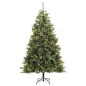 vidaXL Árbol de Navidad artificial con bisagras 300 LED y bolas 180 cm vidaXL Árbol de Navidad artificial con bisagras 300 LED y bolas 180 cm