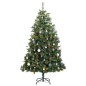 vidaXL Árbol de Navidad artificial con bisagras 300 LED y bolas 180 cm vidaXL Árbol de Navidad artificial con bisagras 300 LED y bolas 180 cm