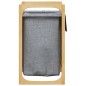 vidaXL Cesto para ropa sucia con bolsa bambú gris 32x30x36,5 cm vidaXL Cesto para ropa sucia con bolsa bambú gris 32x30x36,5 cm