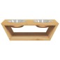 vidaXL Comederos altos para perros bambú 35,5x18x10,5 cm vidaXL Comederos altos para perros bambú 35,5x18x10,5 cm