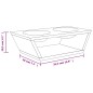vidaXL Comederos altos para perros bambú 35,5x18x10,5 cm vidaXL Comederos altos para perros bambú 35,5x18x10,5 cm
