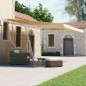 vidaXL Toldo de pie automático amarillo y blanco 450x300 cm vidaXL Toldo de pie automático amarillo y blanco 450x300 cm