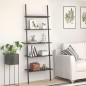 vidaXL Estantería inclinada de 5 baldas negro 64x34x185,5 cm vidaXL Estantería inclinada de 5 baldas negro 64x34x185,5 cm
