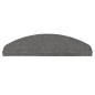vidaXL Alfombrilla autoadhesiva de escalera 15 uds gris 65x22,5x3,5 cm vidaXL Alfombrilla autoadhesiva de escalera 15 uds gris 65x22,5x3,5 cm