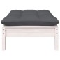 vidaXL Muebles de jardín 5 pzas con cojines madera maciza de pino vidaXL Muebles de jardín 5 pzas con cojines madera maciza de pino