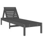 vidaXL Tumbonas con mesa 2 uds madera maciza de pino gris vidaXL Tumbonas con mesa 2 uds madera maciza de pino gris