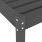vidaXL Tumbonas con mesa 2 uds madera maciza de pino gris vidaXL Tumbonas con mesa 2 uds madera maciza de pino gris