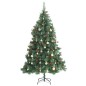 vidaXL Árbol de Navidad artificial con bisagras 300 LED y bolas 240 cm vidaXL Árbol de Navidad artificial con bisagras 300 LED y bolas 240 cm