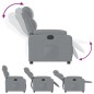 vidaXL Sillón reclinable de tela gris claro vidaXL Sillón reclinable de tela gris claro