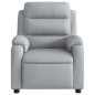 vidaXL Sillón reclinable de tela gris claro vidaXL Sillón reclinable de tela gris claro