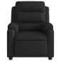 vidaXL Sillón reclinable de masaje de tela negro vidaXL Sillón reclinable de masaje de tela negro