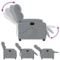 vidaXL Sillón reclinable de masaje de tela gris claro vidaXL Sillón reclinable de masaje de tela gris claro