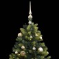 vidaXL Árbol de Navidad artificial con bisagras 300 LED y bolas 210 cm vidaXL Árbol de Navidad artificial con bisagras 300 LED y bolas 210 cm
