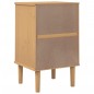 vidaXL Mesita noche SENJA aspecto ratán madera pino marrón 40x35x65 cm vidaXL Mesita noche SENJA aspecto ratán madera pino marrón 40x35x65 cm