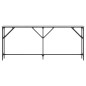 vidaXL Mesa consola madera de ingeniería gris Sonoma 180x23x75 cm vidaXL Mesa consola madera de ingeniería gris Sonoma 180x23x75 cm
