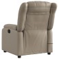 vidaXL Sillón de masaje reclinable cuero sintético color capuchino vidaXL Sillón de masaje reclinable cuero sintético color capuchino