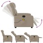 vidaXL Sillón de masaje reclinable cuero sintético color capuchino vidaXL Sillón de masaje reclinable cuero sintético color capuchino