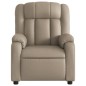 vidaXL Sillón de masaje reclinable cuero sintético color capuchino vidaXL Sillón de masaje reclinable cuero sintético color capuchino