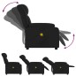 vidaXL Sillón de masaje reclinable cuero sintético negro vidaXL Sillón de masaje reclinable cuero sintético negro