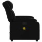 vidaXL Sillón de masaje reclinable cuero sintético negro vidaXL Sillón de masaje reclinable cuero sintético negro