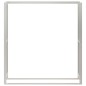 vidaXL Estante para leña acero inoxidable 110x28x116 cm vidaXL Estante para leña acero inoxidable 110x28x116 cm