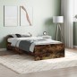 vidaXL Estructura de cama madera contrachapada roble ahumado 90x190 cm vidaXL Estructura de cama madera contrachapada roble ahumado 90x190 cm
