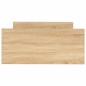 vidaXL Estructura de cama madera contrachapada roble Sonoma 90x190 cm vidaXL Estructura de cama madera contrachapada roble Sonoma 90x190 cm