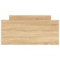 vidaXL Estructura de cama madera contrachapada roble Sonoma 100x200 cm vidaXL Estructura de cama madera contrachapada roble Sonoma 100x200 cm