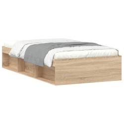 vidaXL Estructura de cama roble Sonoma 100x200 cm