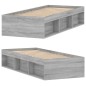 vidaXL Estructura de cama gris Sonoma 75x190 cm