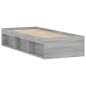 vidaXL Estructura de cama gris Sonoma 75x190 cm