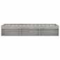 vidaXL Estructura de cama gris Sonoma 75x190 cm