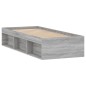 vidaXL Estructura de cama gris Sonoma 75x190 cm