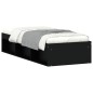 vidaXL Estructura de cama negra 75x190 cm vidaXL Estructura de cama negra 75x190 cm