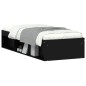 vidaXL Estructura de cama negra 75x190 cm vidaXL Estructura de cama negra 75x190 cm