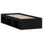 vidaXL Estructura de cama negra 75x190 cm vidaXL Estructura de cama negra 75x190 cm
