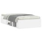vidaXL Estructura de cama blanca 100x200 cm vidaXL Estructura de cama blanca 100x200 cm