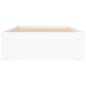 vidaXL Estructura de cama blanca 100x200 cm vidaXL Estructura de cama blanca 100x200 cm