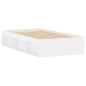 vidaXL Estructura de cama blanca 100x200 cm vidaXL Estructura de cama blanca 100x200 cm