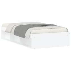 vidaXL Estructura de cama blanca 90x190 cm